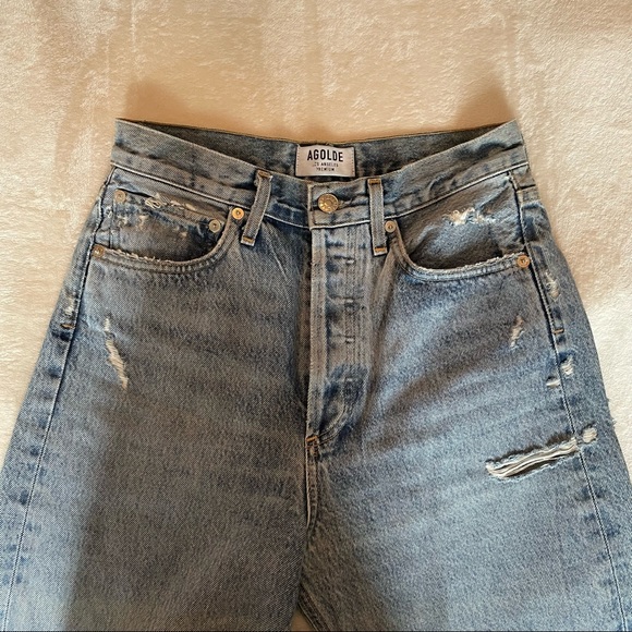 90s jeans denim Loose Fit in Fall Out Agolde - Picture 3 of 16